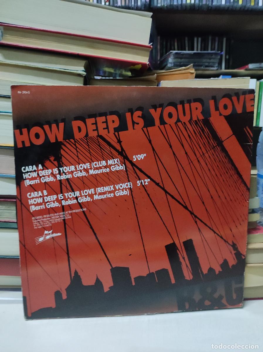 Discos de vinilo: B&G &ndash; How Deep Is Your Love - Foto 2