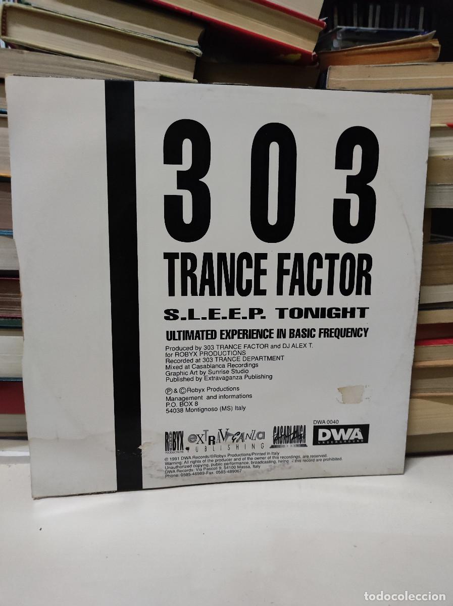 Discos de vinilo: 303 Trance Factor &ndash; S.l.e.e.p. Tonight (Ultimated Experience In Basic Frequency) - Foto 2