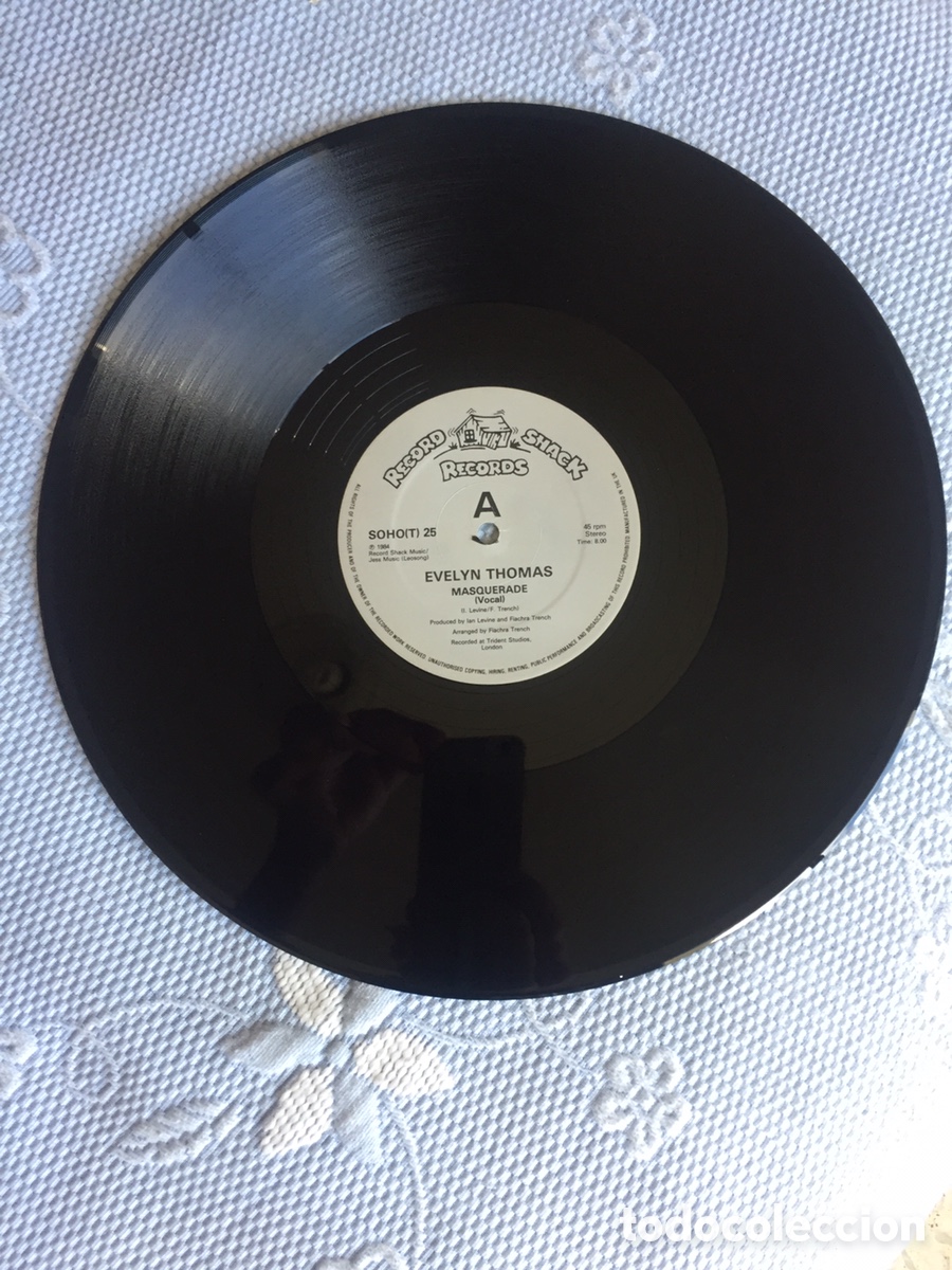 Discos de vinilo: Evelyn Thomas - Masquerade / MAXI - Foto 6