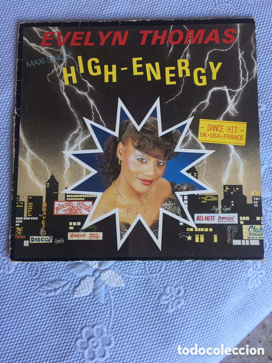 Discos de vinilo: Evelyn Thomas - High Energy / MAXI - Foto 1