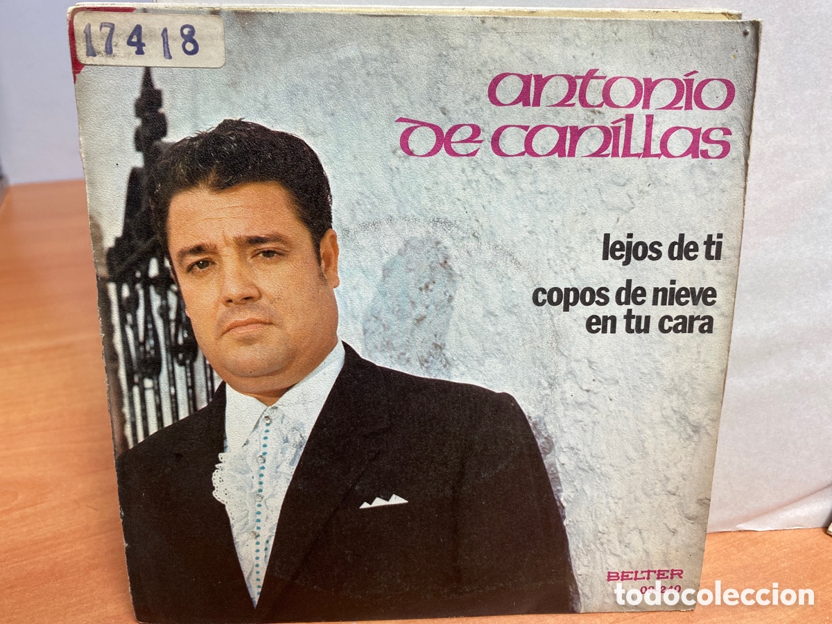 Discos de vinilo: Antonio De Canillas - Lejos de Ti (7&rdquo;, Single) - Foto 1