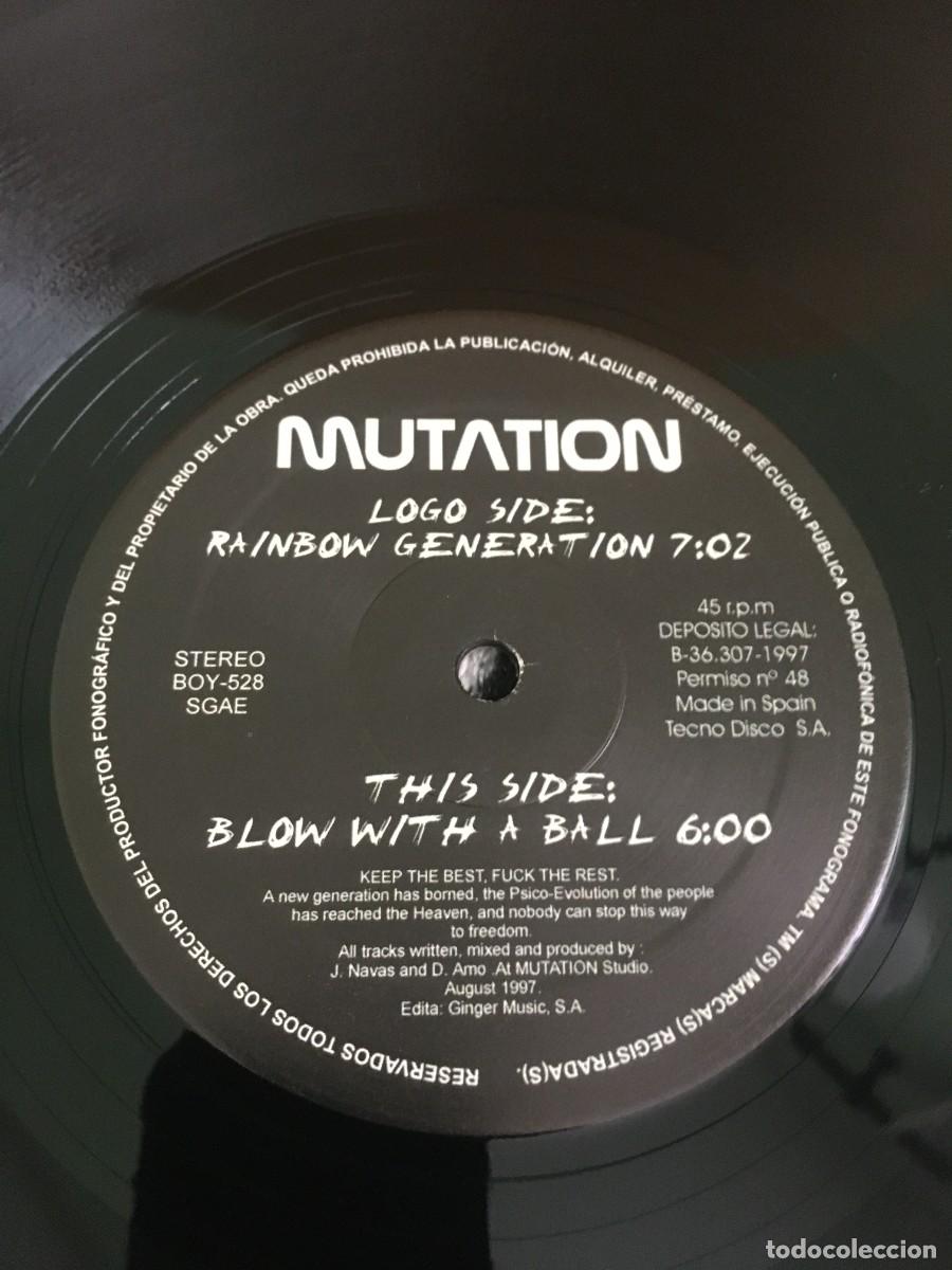 Discos de vinilo: Mutation &lrm;&ndash; Rainbow Generation / Blow With A Ball - Foto 3