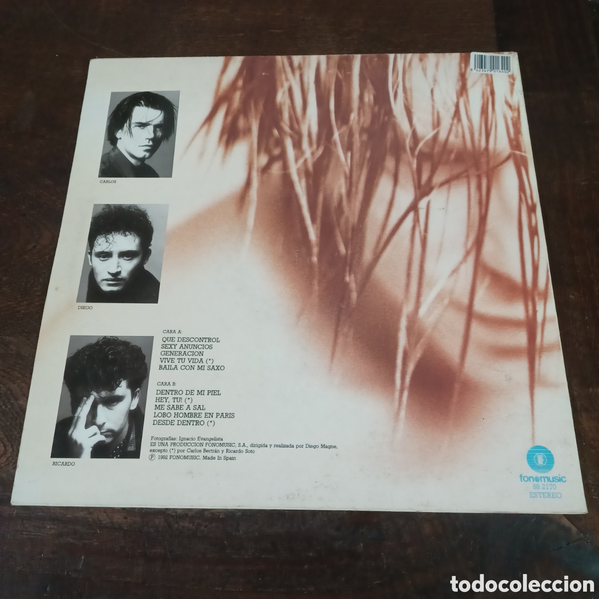 Discos de vinilo: DC3 - TU GENERACION 1992 LP. - Foto 2