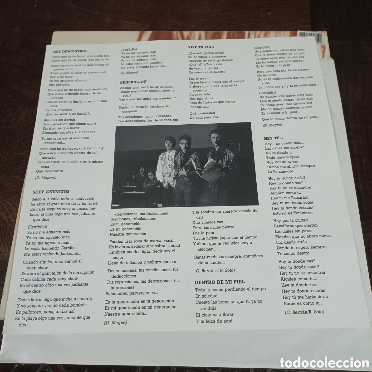 Discos de vinilo: DC3 - TU GENERACION 1992 LP. - Foto 4