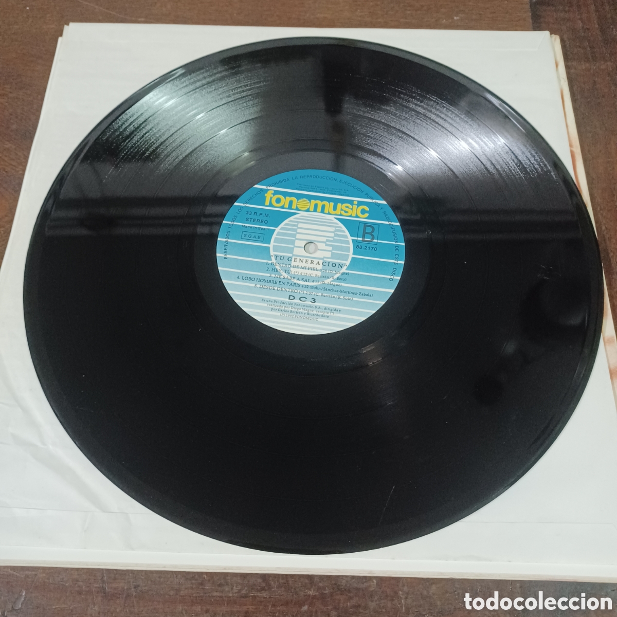 Discos de vinilo: DC3 - TU GENERACION 1992 LP. - Foto 7