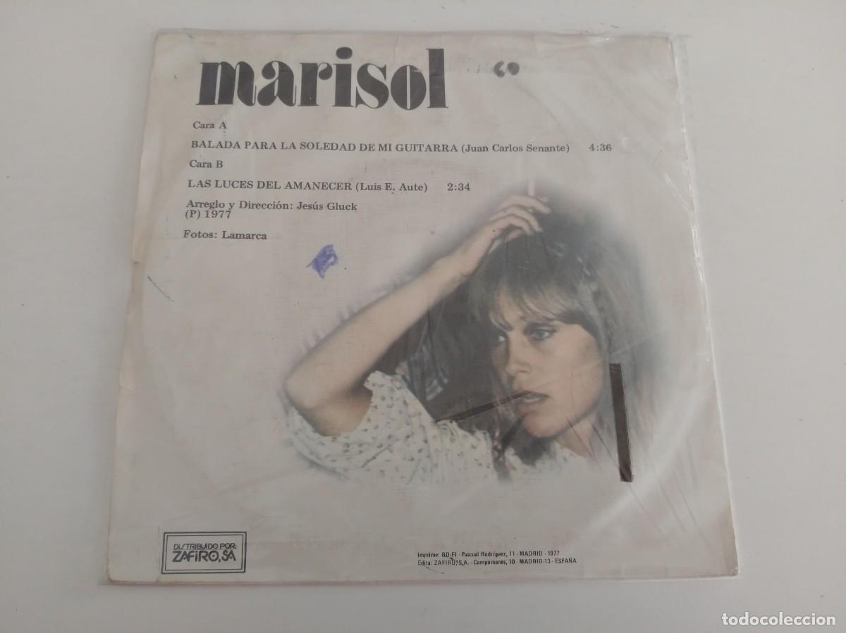 Discos de vinilo: MARISOL-SINGLE BALADA PARA LA SOLEDAD DE MI GUITARRA - Foto 2