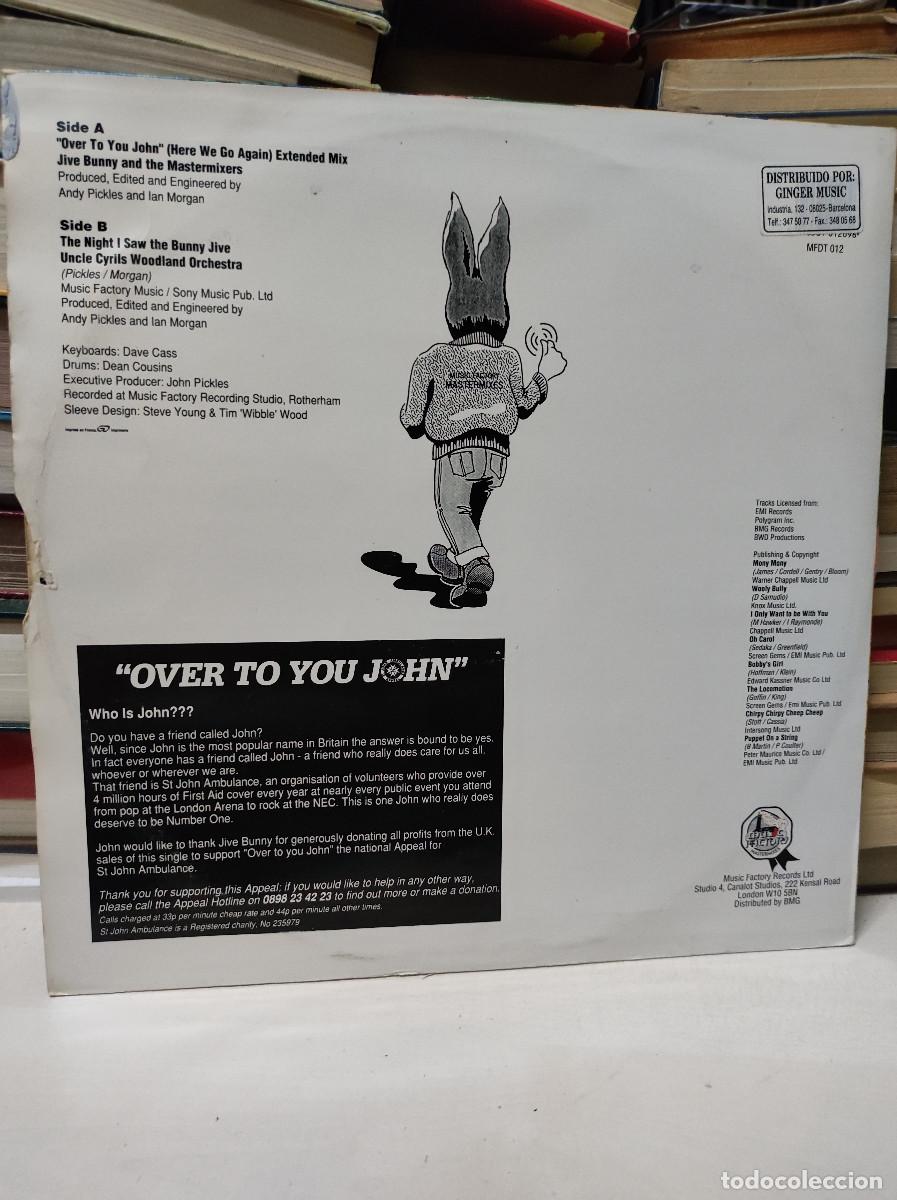 Discos de vinilo: live bunny over to you john - Foto 2