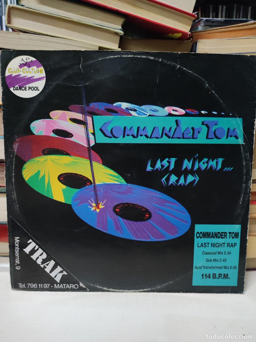 Discos de vinilo: Commander Tom &ndash; Last Night Rap - Foto 1