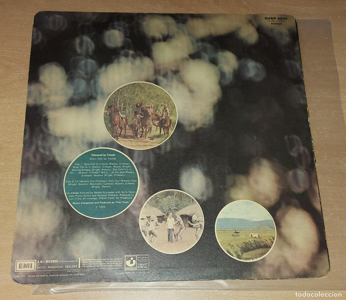 Discos de vinilo: LP VINILO PINK FLOYD OBSCURED BY CLOUDS GERMANY - Foto 2