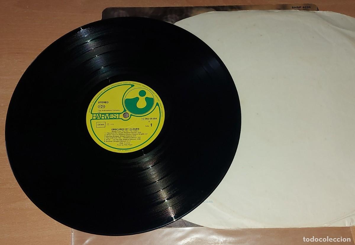 Discos de vinilo: LP VINILO PINK FLOYD OBSCURED BY CLOUDS GERMANY - Foto 3