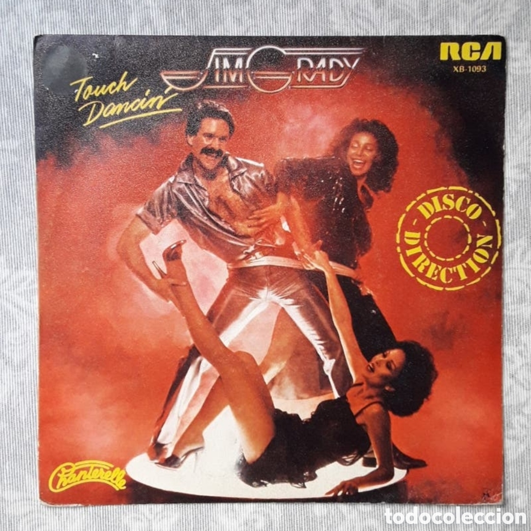 Discos de vinilo: Single Jim Grady. Touch Dancin - Foto 1