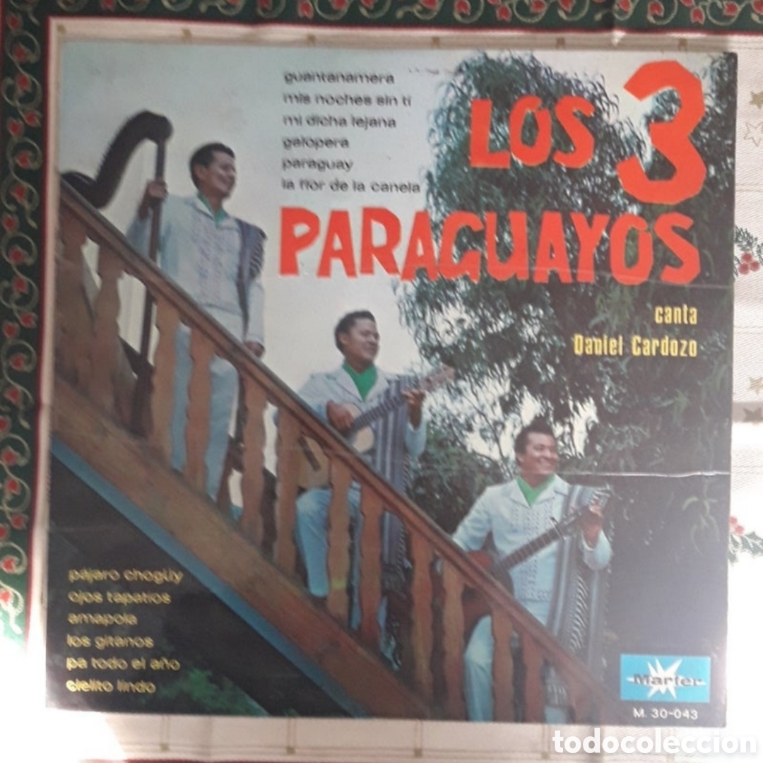 Discos de vinilo: Lp Los 3 Paraguayos, canta Daniel Cardozo - Foto 1
