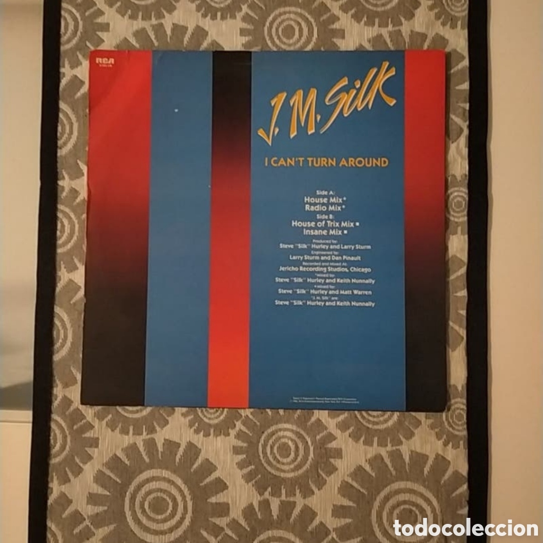 Discos de vinilo: Maxi single J.M. Silk.&nbsp;I Cant Turn Around - Foto 2