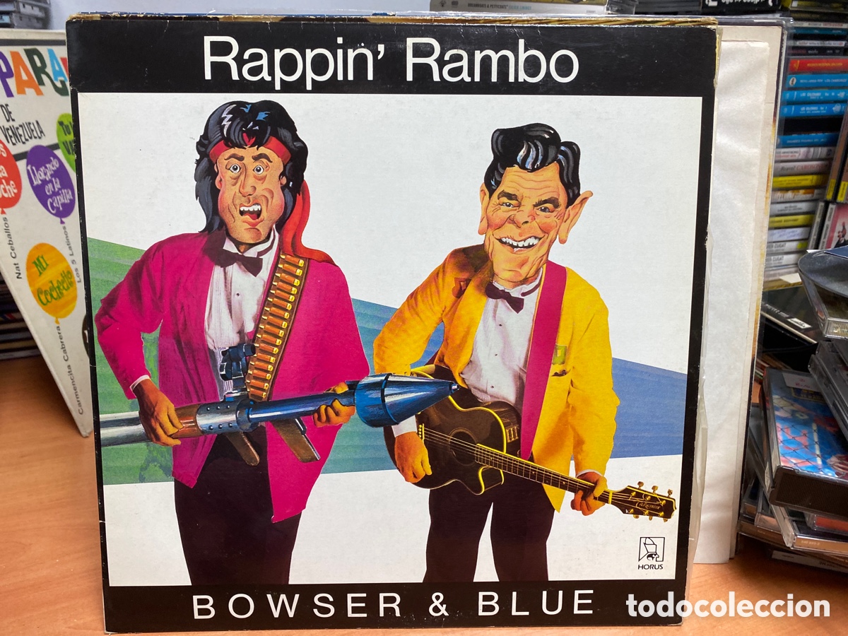 Discos de vinilo: Bowser & Blue - Rappin Rambo (12&rdquo;, Maxi) - Foto 1