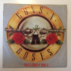Discos de vinilo: GUNS N' ROSES ‎– SWEET CHILD O' MINE (REMIX) / OUT TA GET ME (LP VERSION), UK 1988 GEFFEN RECORDS. Lote 370275226