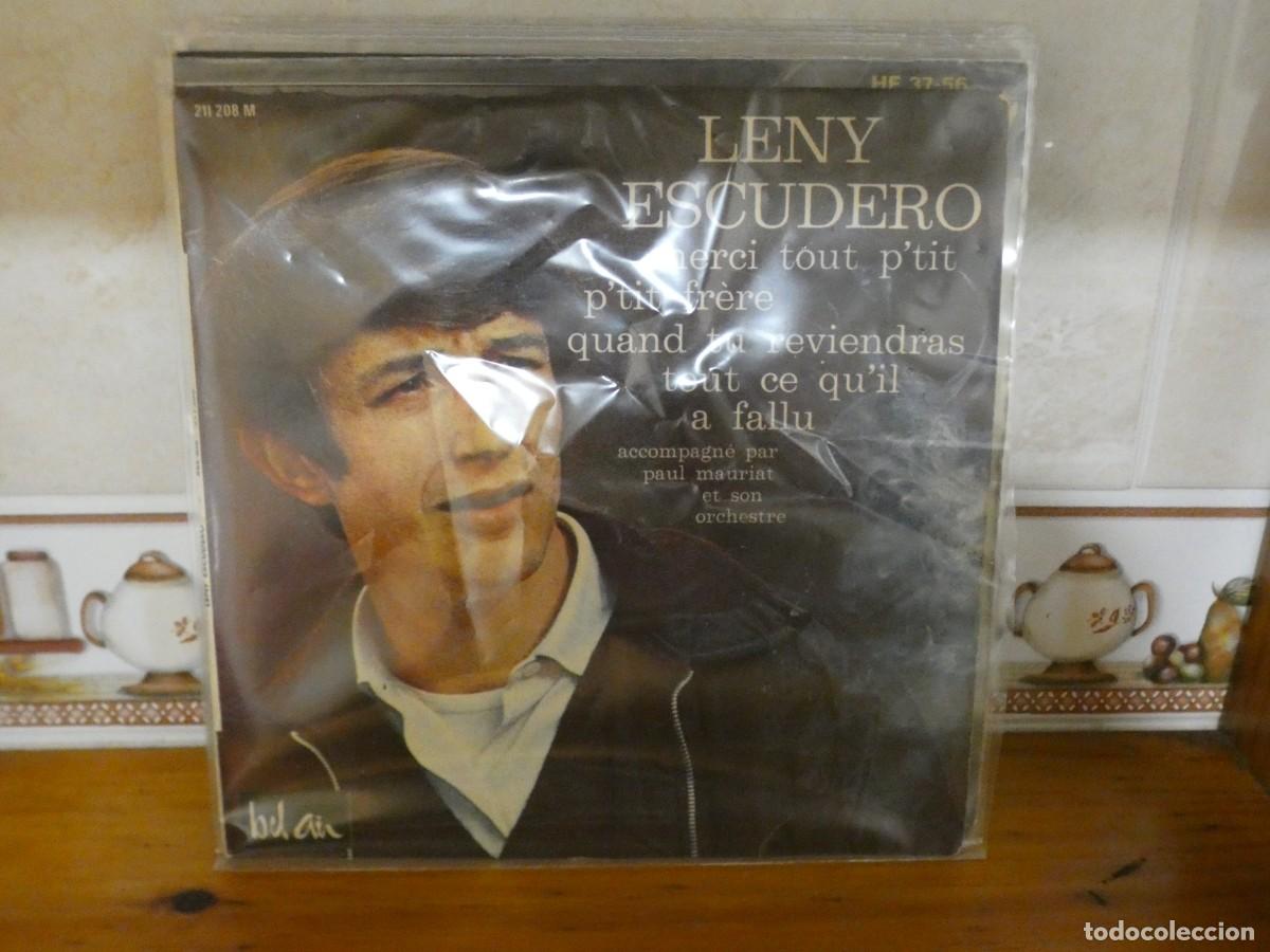 Disques de vinyle: EXPRO DISCO 7 PULGADAS ESTADO DECENTE LENY ESCUDERO MERCI TOUT P'TIT P'TIT FR&Egrave;RE