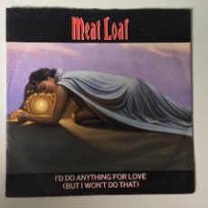 Discos de vinilo: MEAT LOAF ‎– I'D DO ANYTHING FOR LOVE (BUT I WON'T DO THAT) / BACK INTO HELL , UK 1993 VIRGIN. Lote 370338821
