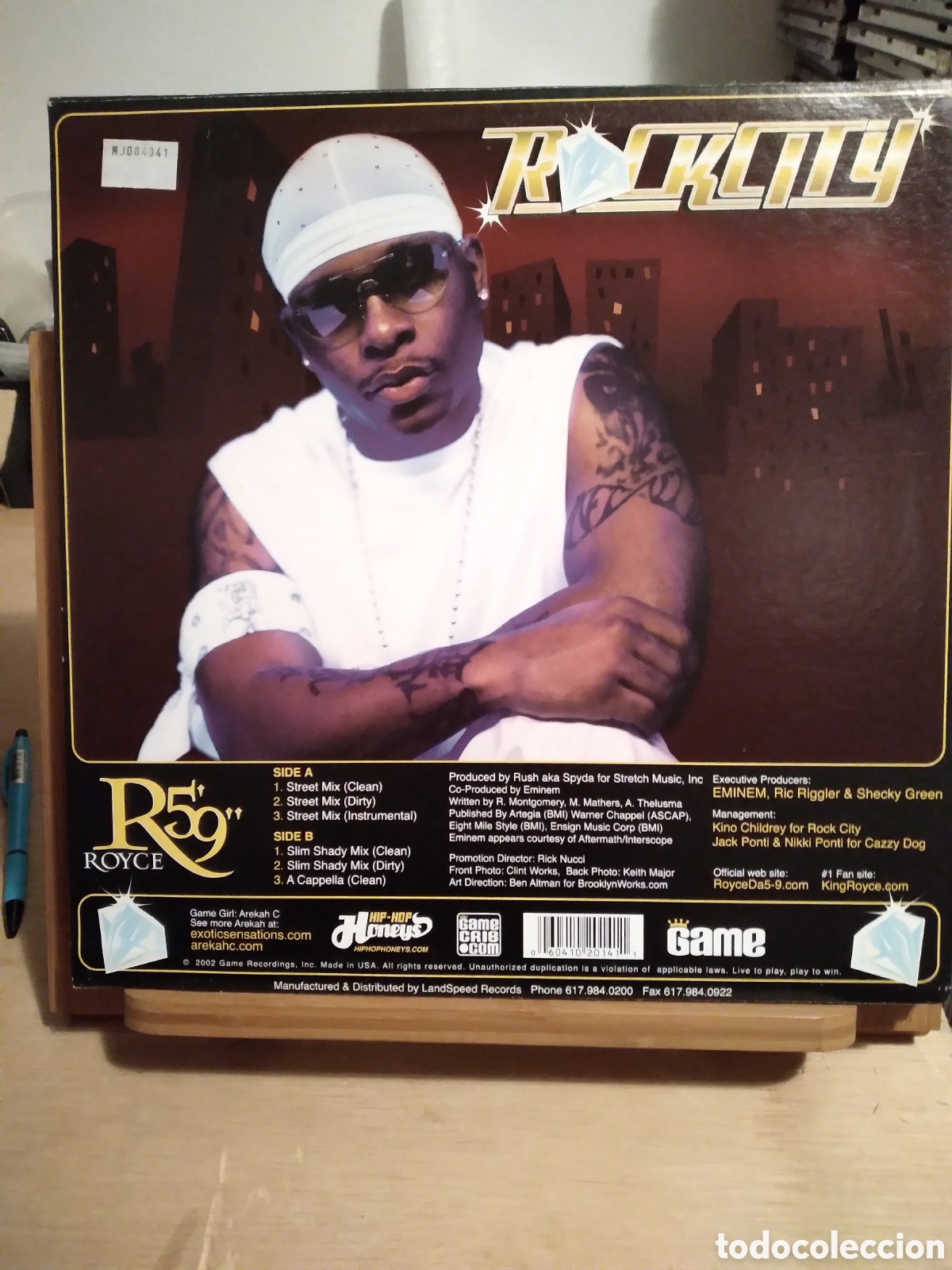 Discos de vinilo: ROYCE DA 59&rdquo; FEATURING EMINEM-ROCK CITY- - Foto 2