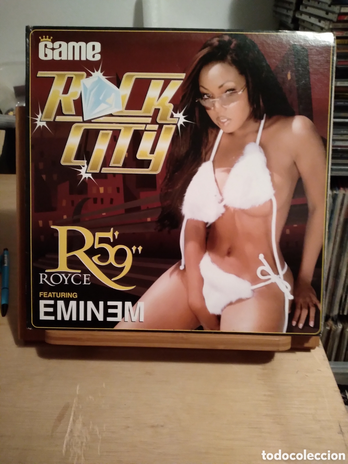 Discos de vinilo: ROYCE DA 59&rdquo; FEATURING EMINEM-ROCK CITY- - Foto 1