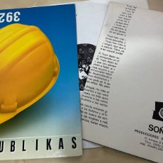 Discos de vinilo: OBRAS PUBLIKAS - 3920 - LP + PÓSTER GIGANTE Y LETRAS ! VINILO 1987 SPAIN