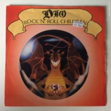 Discos de vinilo: DIO ‎– ROCK 'N' ROLL CHILDREN / THE LAST IN LINE (LIVE) , UK 1985 VERTIGO. Lote 370372326
