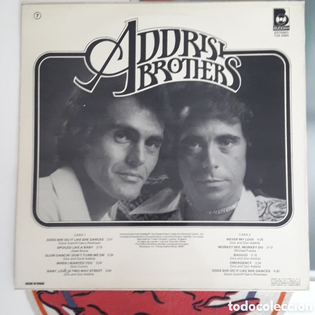 Discos de vinilo: Lp Addrisi Brothers. SIN USAR - Foto 2