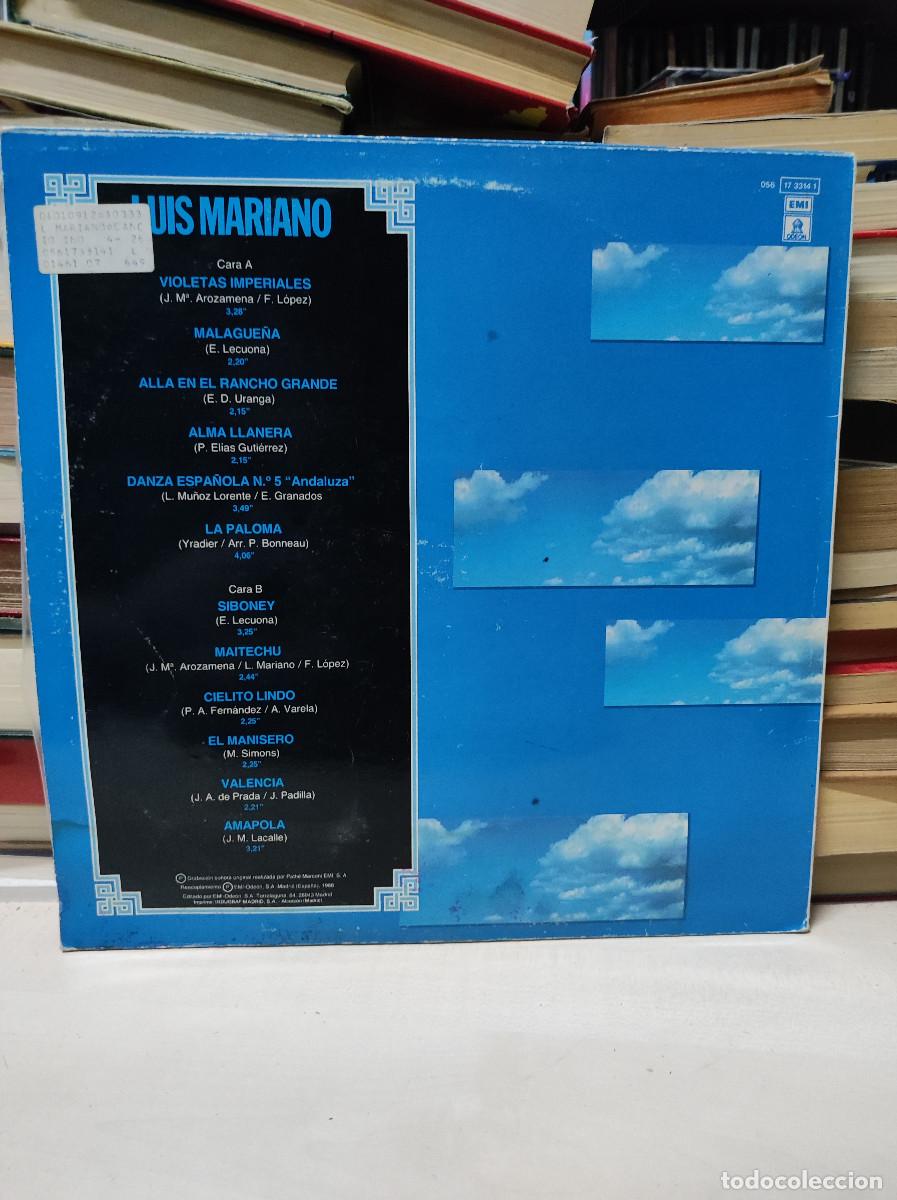 Discos de vinilo: Luis Mariano &ndash; Canciones Inolvidables - Foto 2