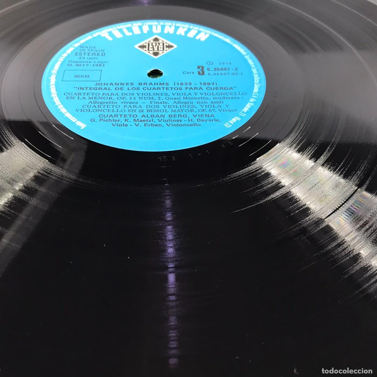 Discos de vinilo: Brahms, Alban Berg Quartett ● Complete String Quartets ● Box Set 2 x Vinyl, LP, Stereo SPAIN - Foto 17