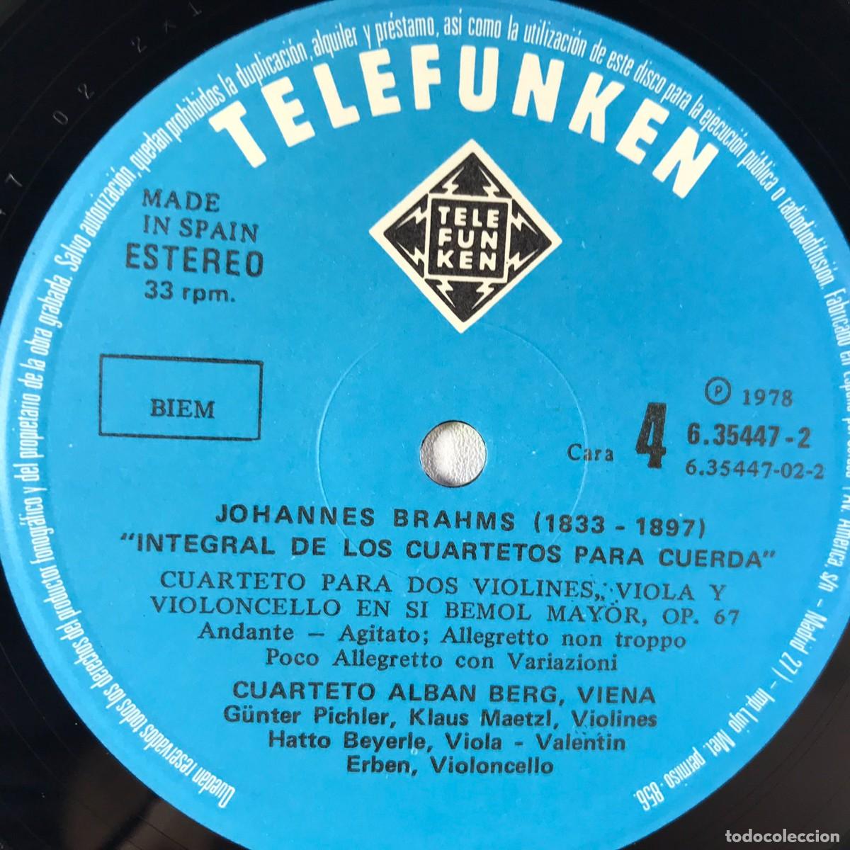 Discos de vinilo: Brahms, Alban Berg Quartett ● Complete String Quartets ● Box Set 2 x Vinyl, LP, Stereo SPAIN - Foto 20