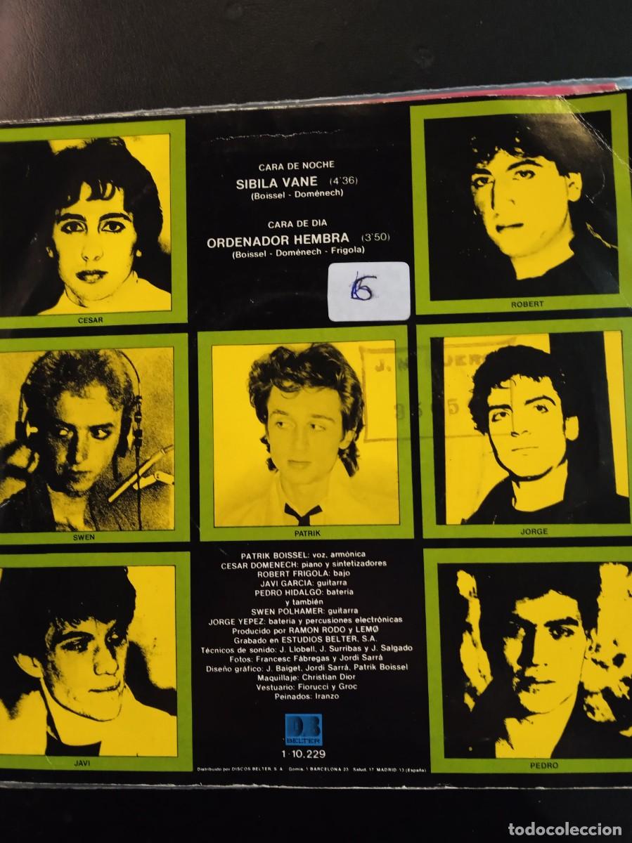 Discos de vinilo: LEMO- SIBILA VANE. SINGLE - Foto 2
