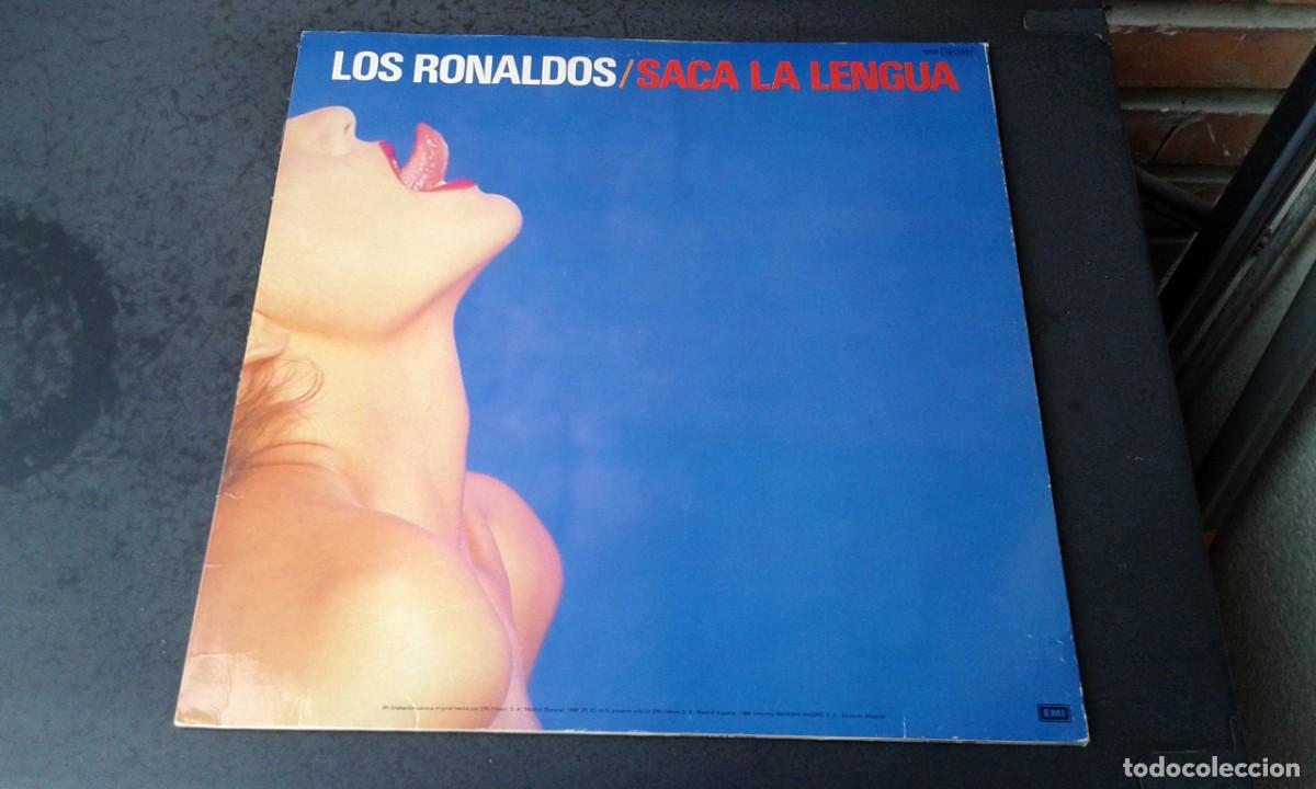 Discos de vinilo: LOS RONALDOS - SACA LA LENGUA - Foto 2