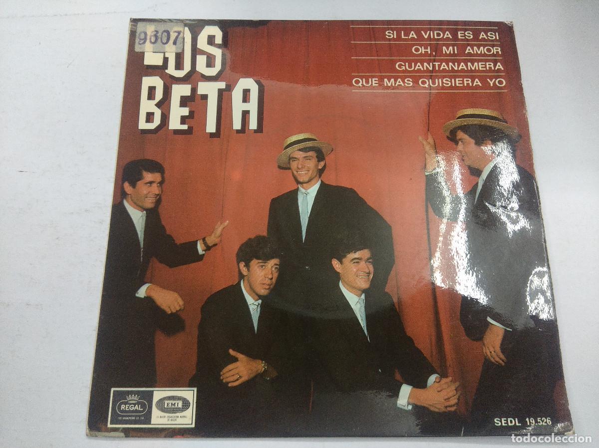 Discos de vinilo: LOS BETA/SI LA VIDA ES ASI/SINGLE. - Foto 1