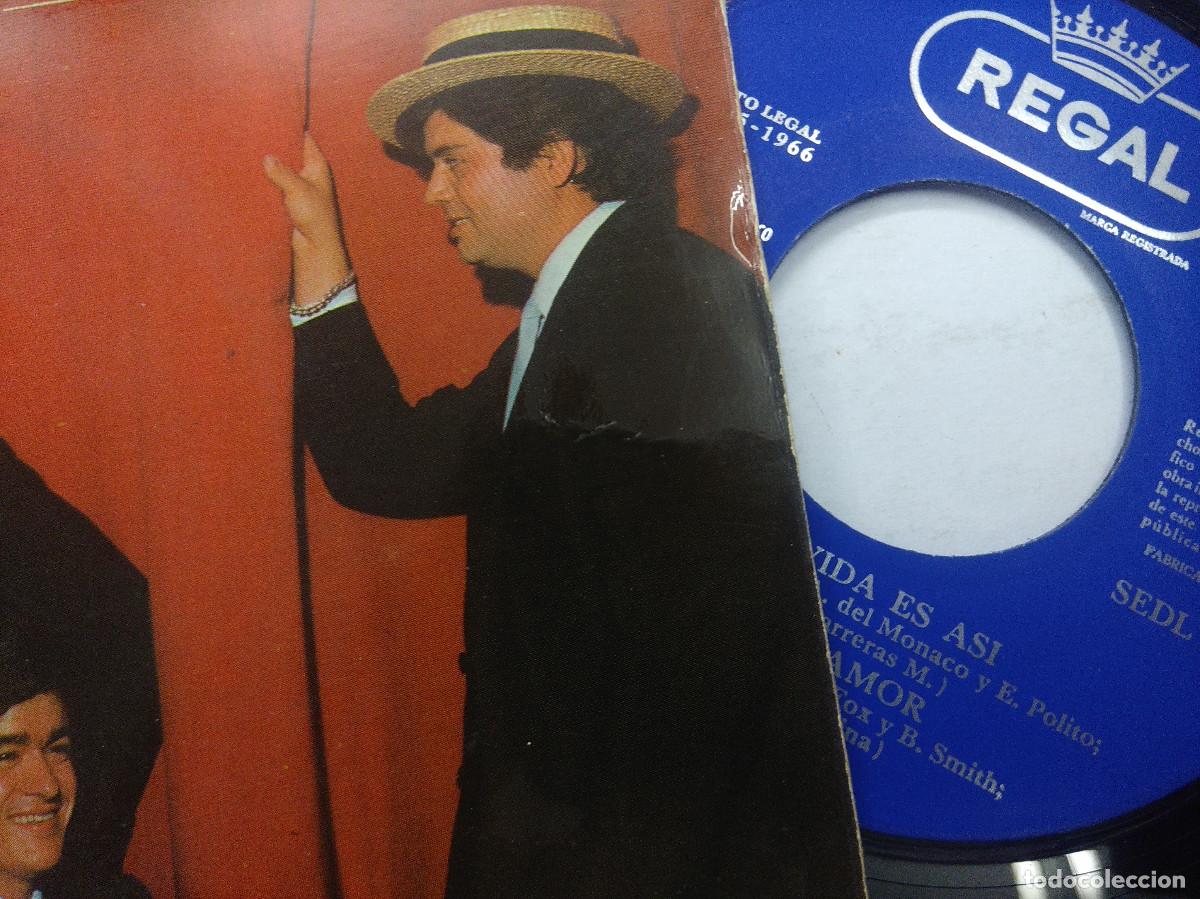 Discos de vinilo: LOS BETA/SI LA VIDA ES ASI/SINGLE. - Foto 2