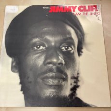 Discos de vinilo: JIMMY CLIFF - I AM THE LIVING - LP ALBUM VINILO 1980 SPAIN + ENCARTE CON LETRAS