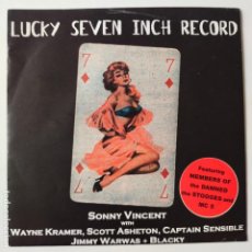 Discos de vinilo: WAYNE KRAMER-SCOTT ASHETON-CAPTAIN SENSIBLE-JIMMY WARWAS + BLACKY–LUCKY SEVEN INCH RECORDS- EP... Lote 370557501