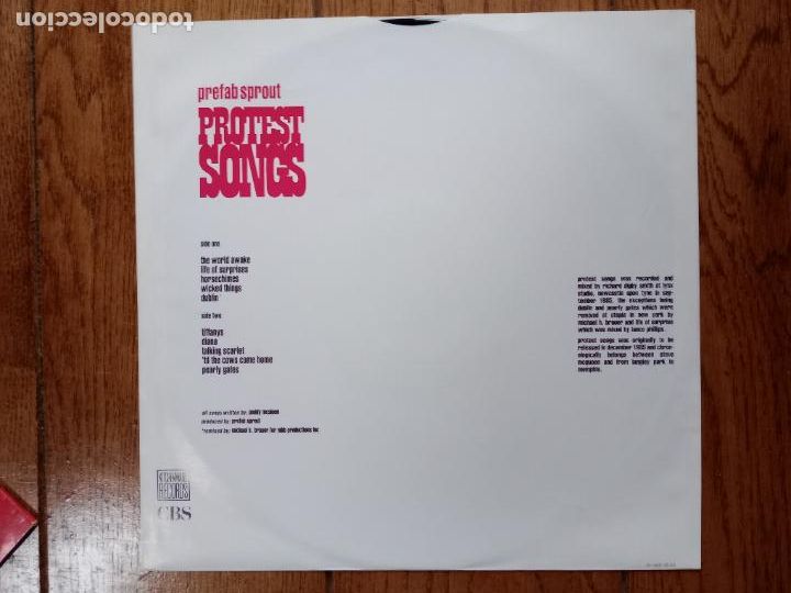 Discos de vinilo: Prefab Sprout - protest songs - Foto 4