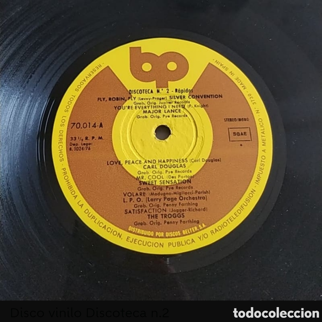 Discos de vinilo: Lp Discoteca n.2 - Foto 3