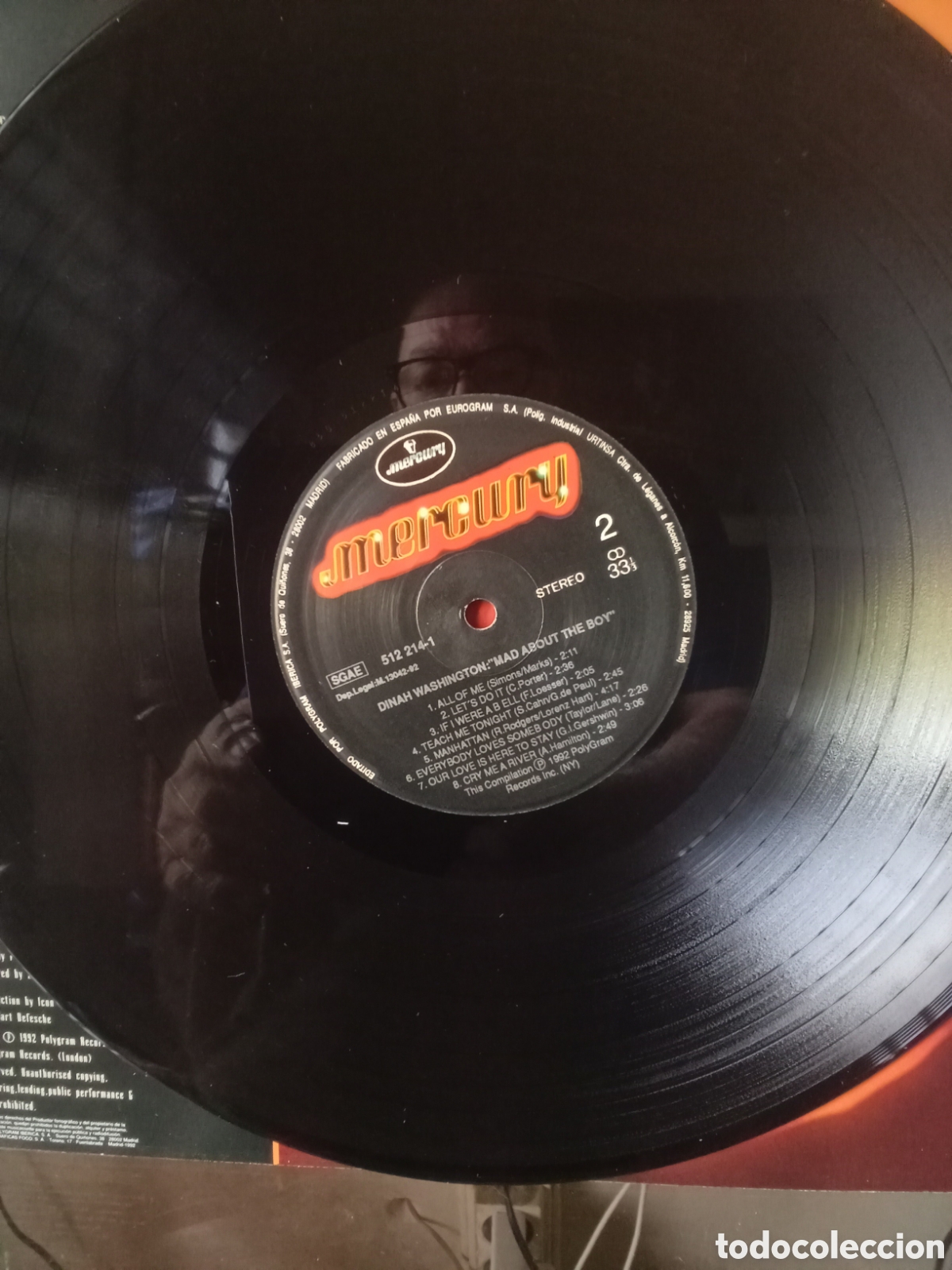 Discos de vinilo: DINAH WASHINGTON 1992 Copia Spain - Foto 4