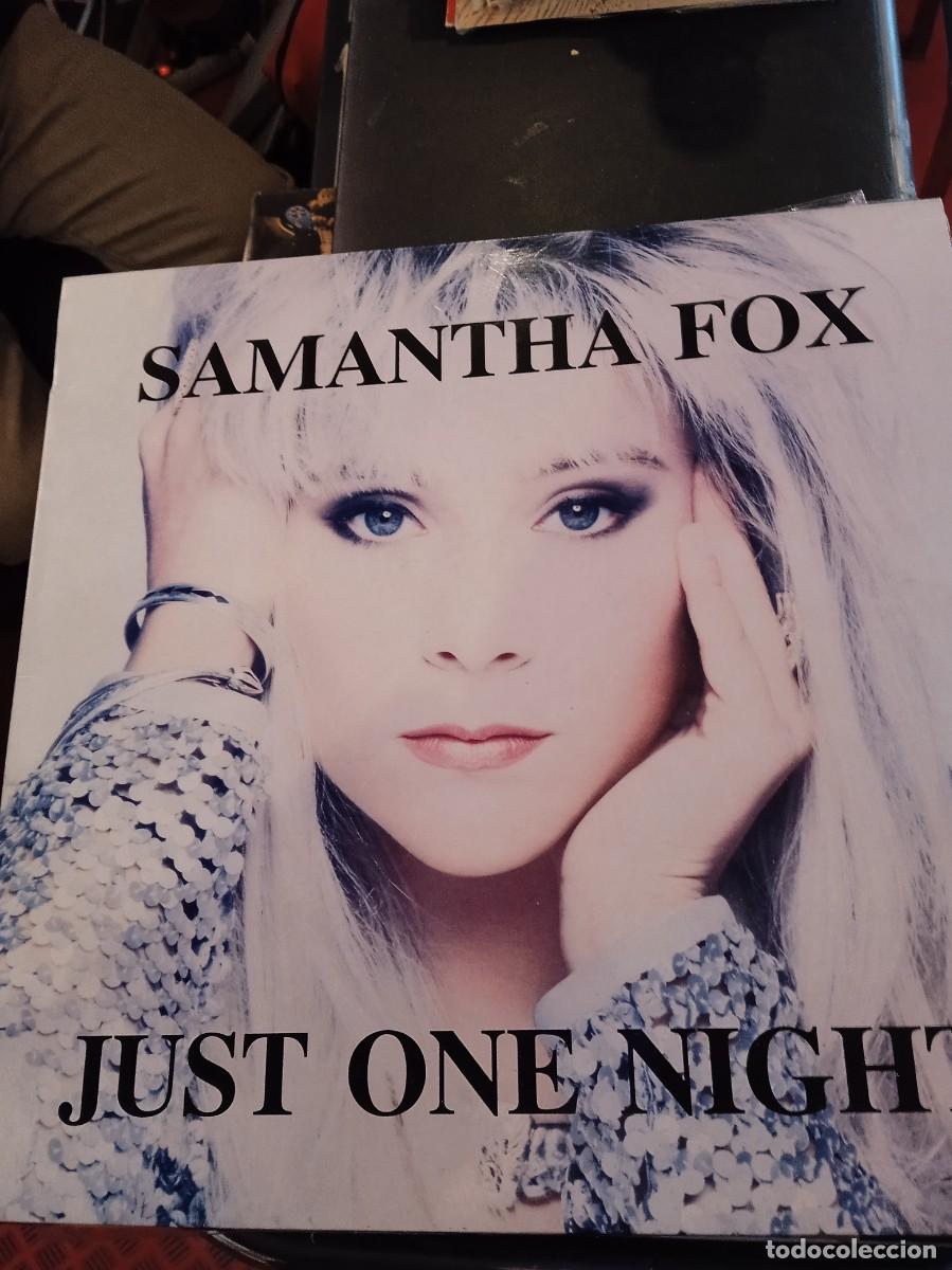 Discos de vinilo: SAMANTHA FOX- JUST ONE NIGHT. LP - Foto 1