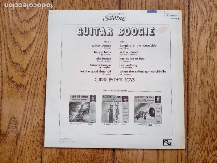 Discos de vinilo: Guitar rythm boys - guitar boogie - Foto 2