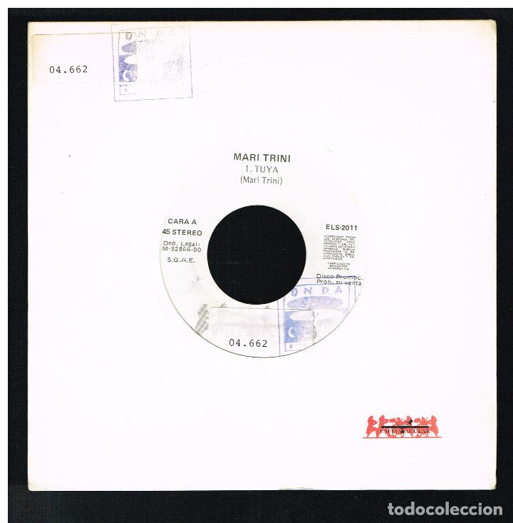 Discos de vinilo: MARI TRINI - TUYA - SINGLE 1990 - PROMO - Foto 1