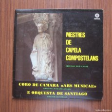 Discos de vinilo: MESTRES DE CAPELA COMPOSTELANS. XVII E XVIII. ARS MUSICAE E ORQUESTA DE SANTIAGO (RUADA) VINILO