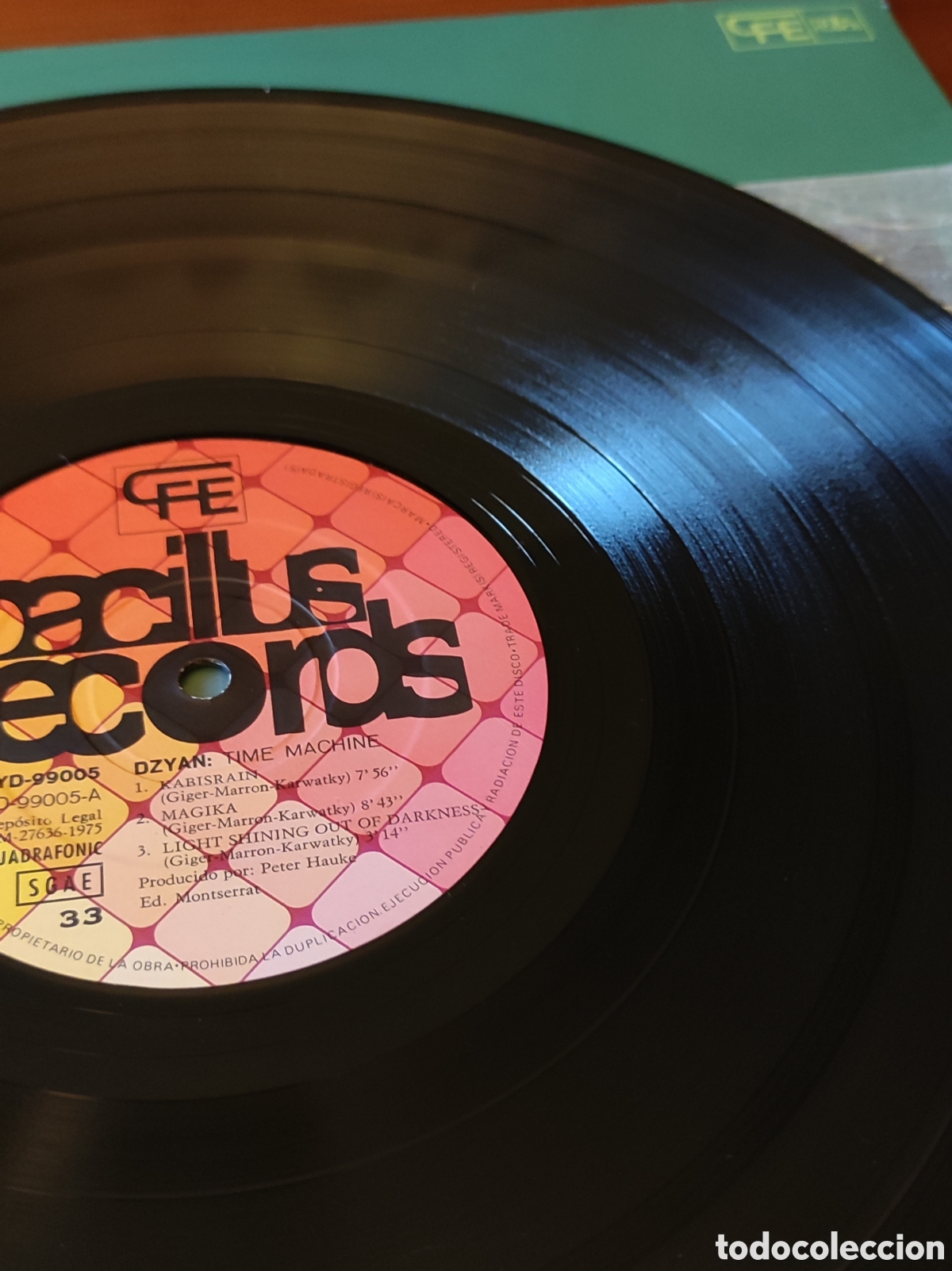 Discos de vinilo: Dzyan. Time machine 1975 - Foto 3