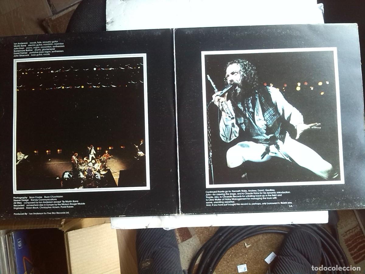 Discos de vinilo: jethro tull live bursting out 1978 2 lps gatefold 2 inserts - Foto 2