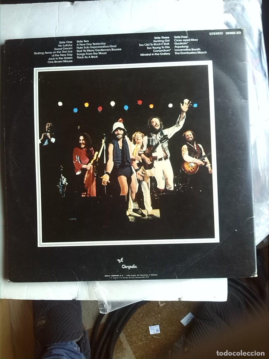 Discos de vinilo: jethro tull live bursting out 1978 2 lps gatefold 2 inserts - Foto 3
