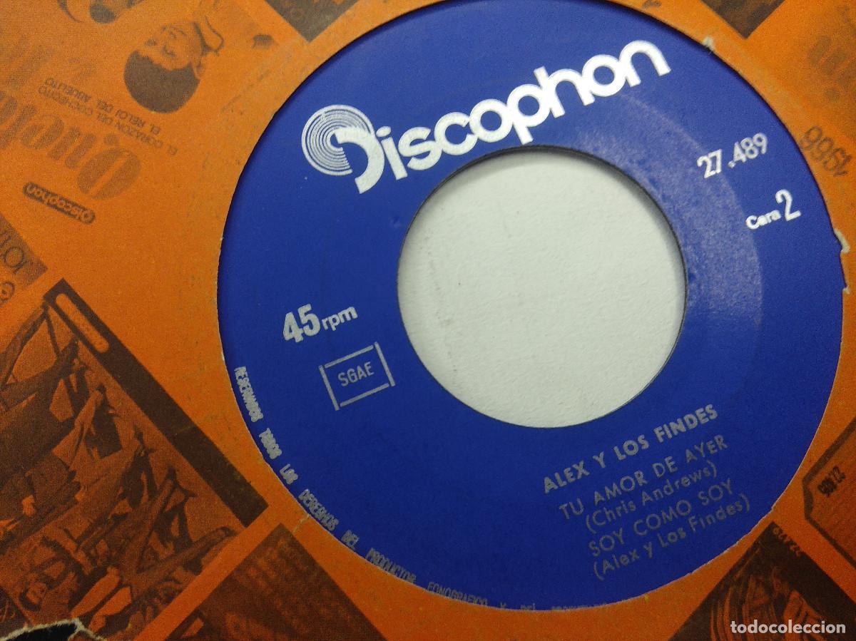 Discos de vinilo: ALEX Y LOS FINDES/CORRE CORRE/SINGLE PROMOCIONAL. - Foto 3