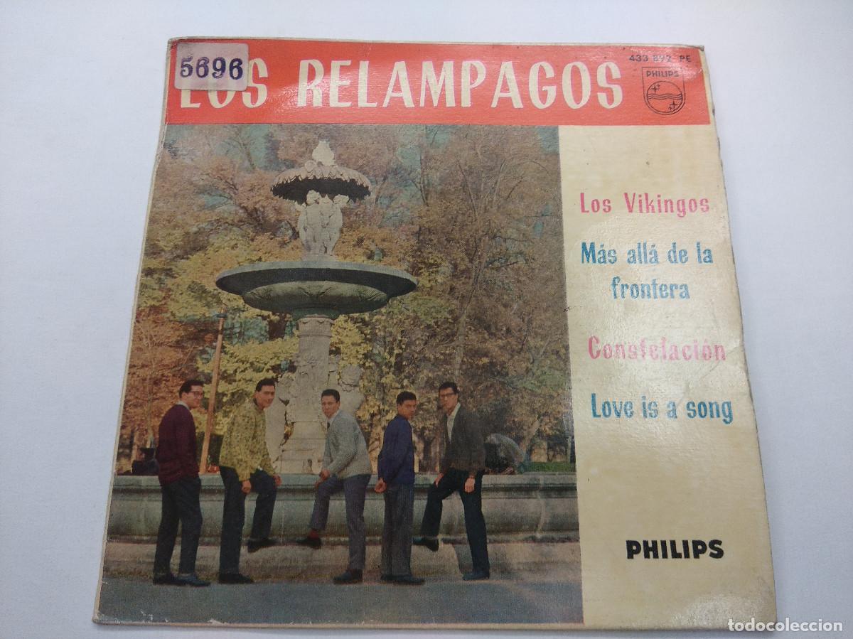 Discos de vinilo: LOS RELAMPAGOS/LOS VIKINGOS/SINGLE. - Foto 1