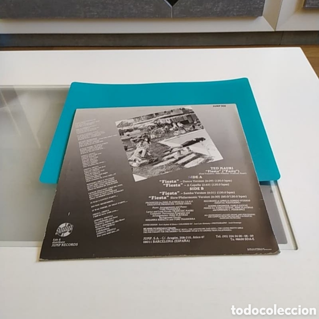 Discos de vinilo: Maxi single Ted Mauri. Fiesta - Foto 2