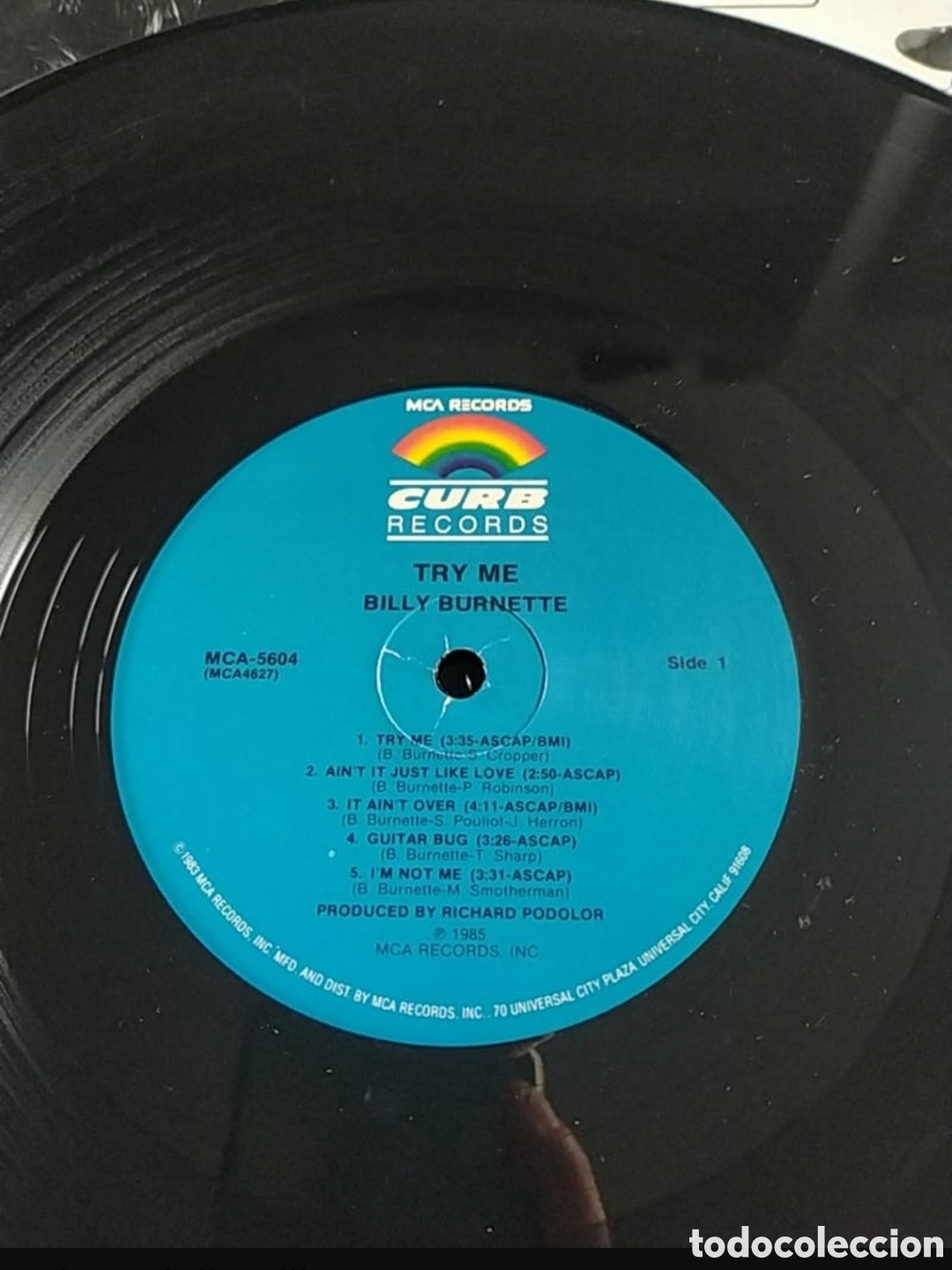 Discos de vinilo: Lp Billy Burnette. Try Me - Foto 3