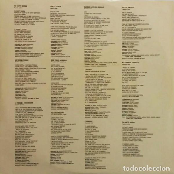Discos de vinilo: Paulinho Da Viola &ndash; Eu Canto Samba - Foto 4